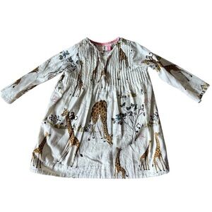 Pink Chicken 2T Giraffe Safari Animal Dress Girls Elephant Monkey Cotton